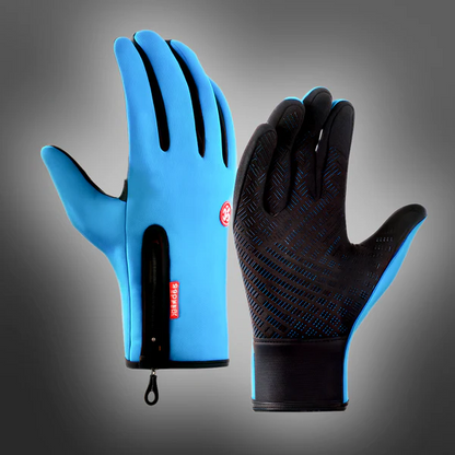 Waterproof Winter Gloves with Touchscreen Tips and Textured Grip, Breathable Insulation