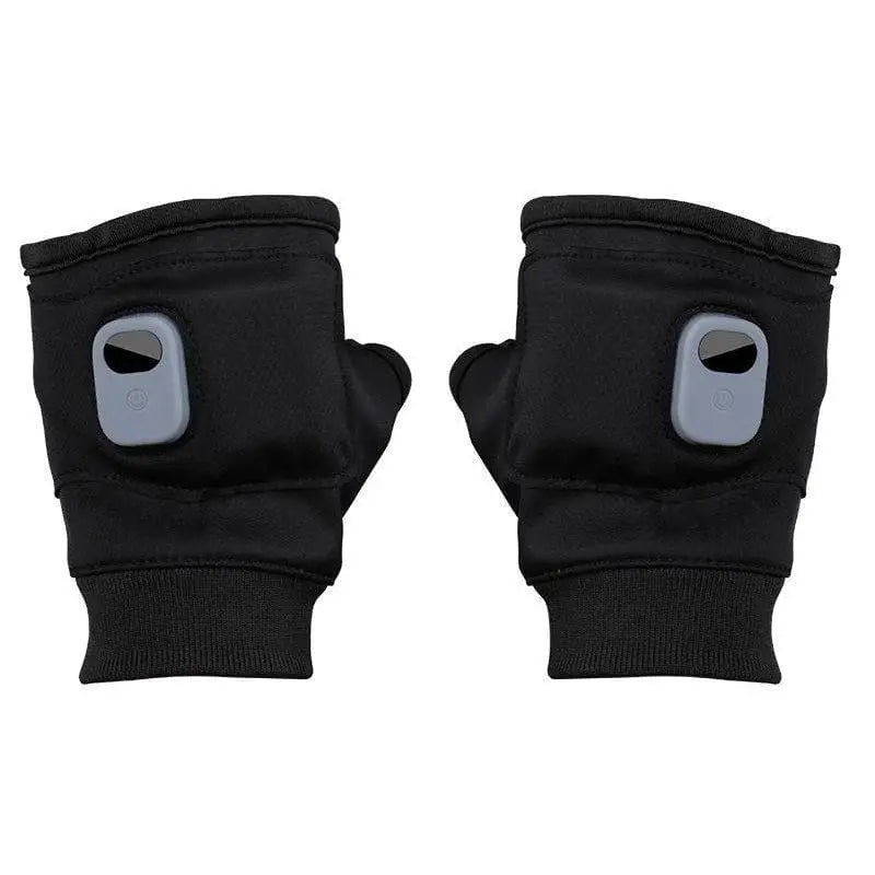 Heated Fingerless Gloves with USB-C Charging and 3 Heat Levels, 1800mAh Battery Avento Goods