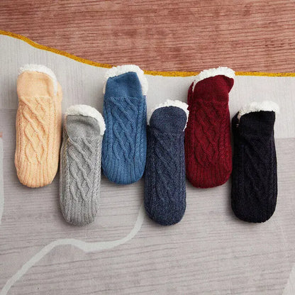 Non-Slip Thermal Socks with Brushed Insulation and Stretch Calf Fit for Indoor Use Avento Goods