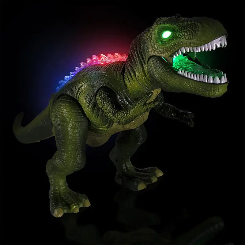 Remote Control Dinosaur Toy with LED Eyes and Walking Roar, Rechargeable 17-Inch Avento Goods