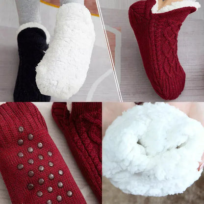 Non-Slip Thermal Socks with Brushed Insulation and Stretch Calf Fit for Indoor Use Avento Goods