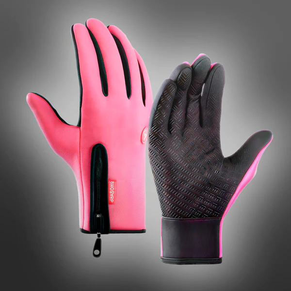 Waterproof Winter Gloves with Touchscreen Tips and Textured Grip, Breathable Insulation