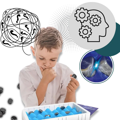 Magnetic Strategy Game with Rope Boundary and 20 Magnetic Tokens, Portable Storage Bag Avento Goods