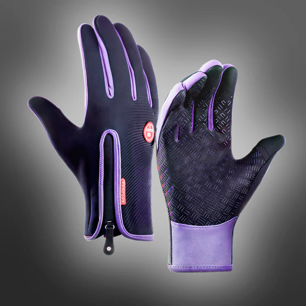 Waterproof Winter Gloves with Touchscreen Tips and Textured Grip, Breathable Insulation