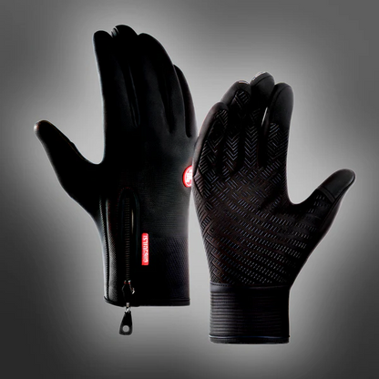Waterproof Winter Gloves with Touchscreen Tips and Textured Grip, Breathable Insulation