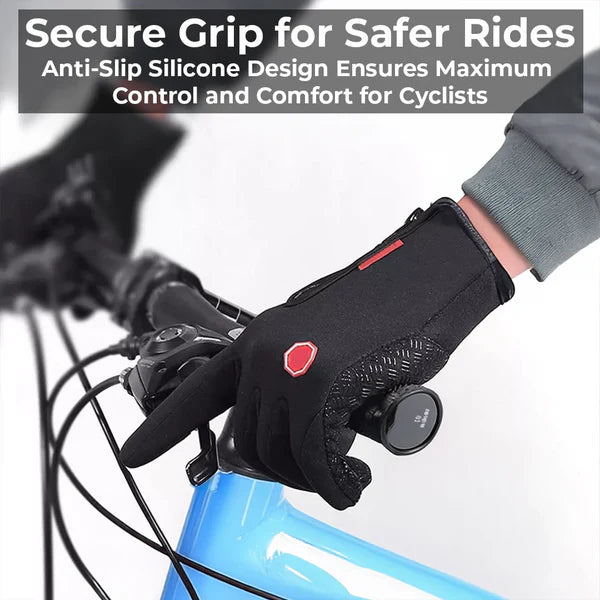 Thermal Gloves with Touchscreen Fingertips and Anti-Slip Palm, Windproof, Water-Resistant