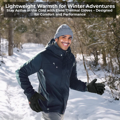 Thermal Gloves with Touchscreen Fingertips and Anti-Slip Palm, Windproof, Water-Resistant