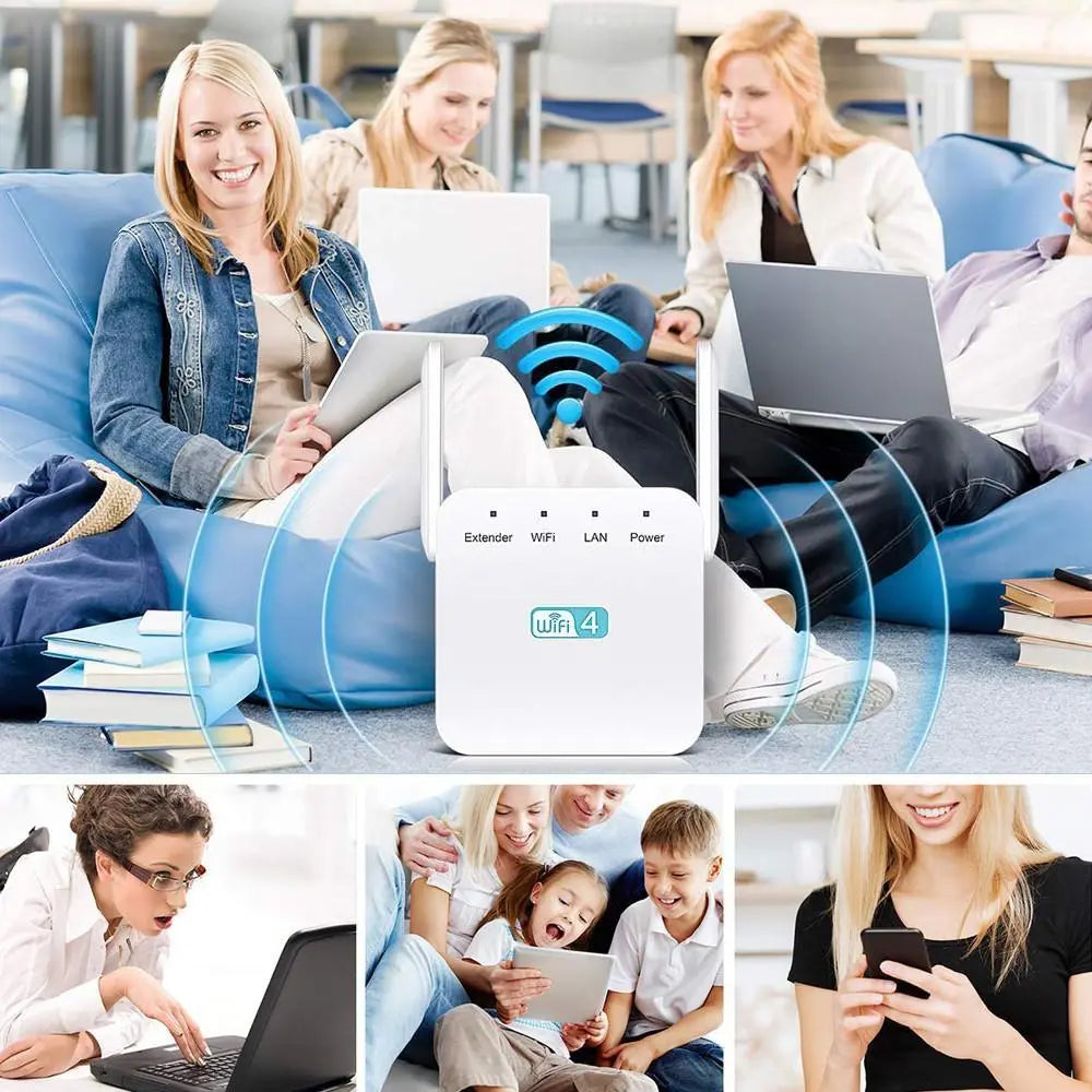 WiFi Range Extender with Dual-Band Coverage and High-Gain Antennas, Up to 3000 Sq Ft Avento Goods