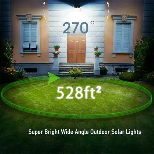 Solar Motion Sensor Light with 800 Lumen LED and 120° Detection, Weather Resistant Avento Goods