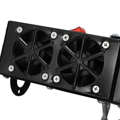 12V Car Heater with PTC Rapid Heat and Four-Outlet Airflow, Dual Switch Control Avento Goods