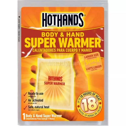 Disposable Hand and Body Warmers with Extra Large Size, Up to 18-Hour Heat, 40-Pack Avento Goods