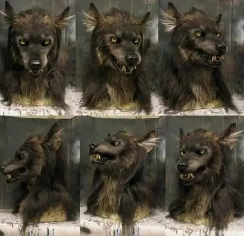 Realistic Wolf Mask with Silicone Liner and Adjustable Straps, Breathable Lightweight Avento Goods