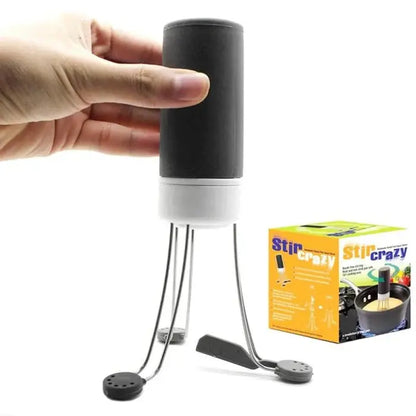 Pan Stirrer with Hands-Off Operation and Adjustable Speeds, Heat-Resistant Silicone Head Avento Goods