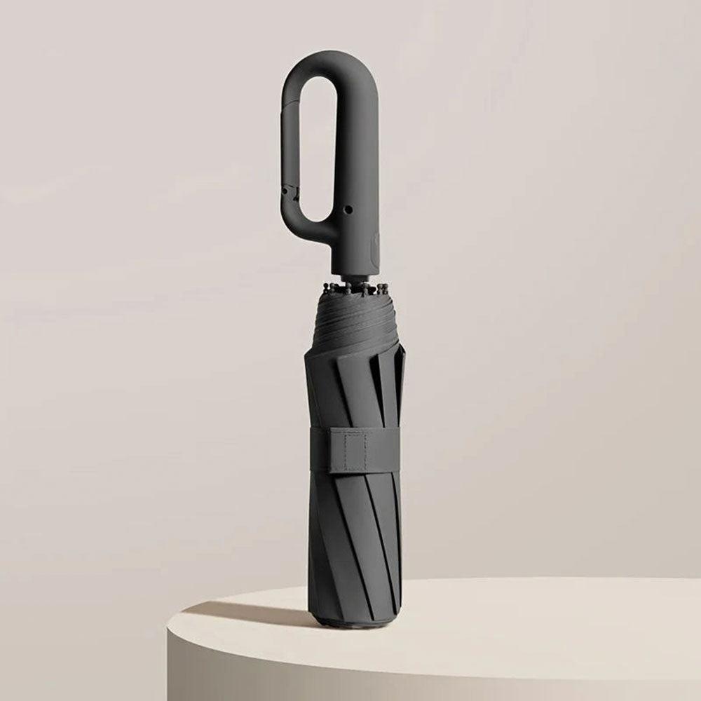 Compact Travel Umbrella with Reinforced Wind-Resistant Frame and One-Touch Open