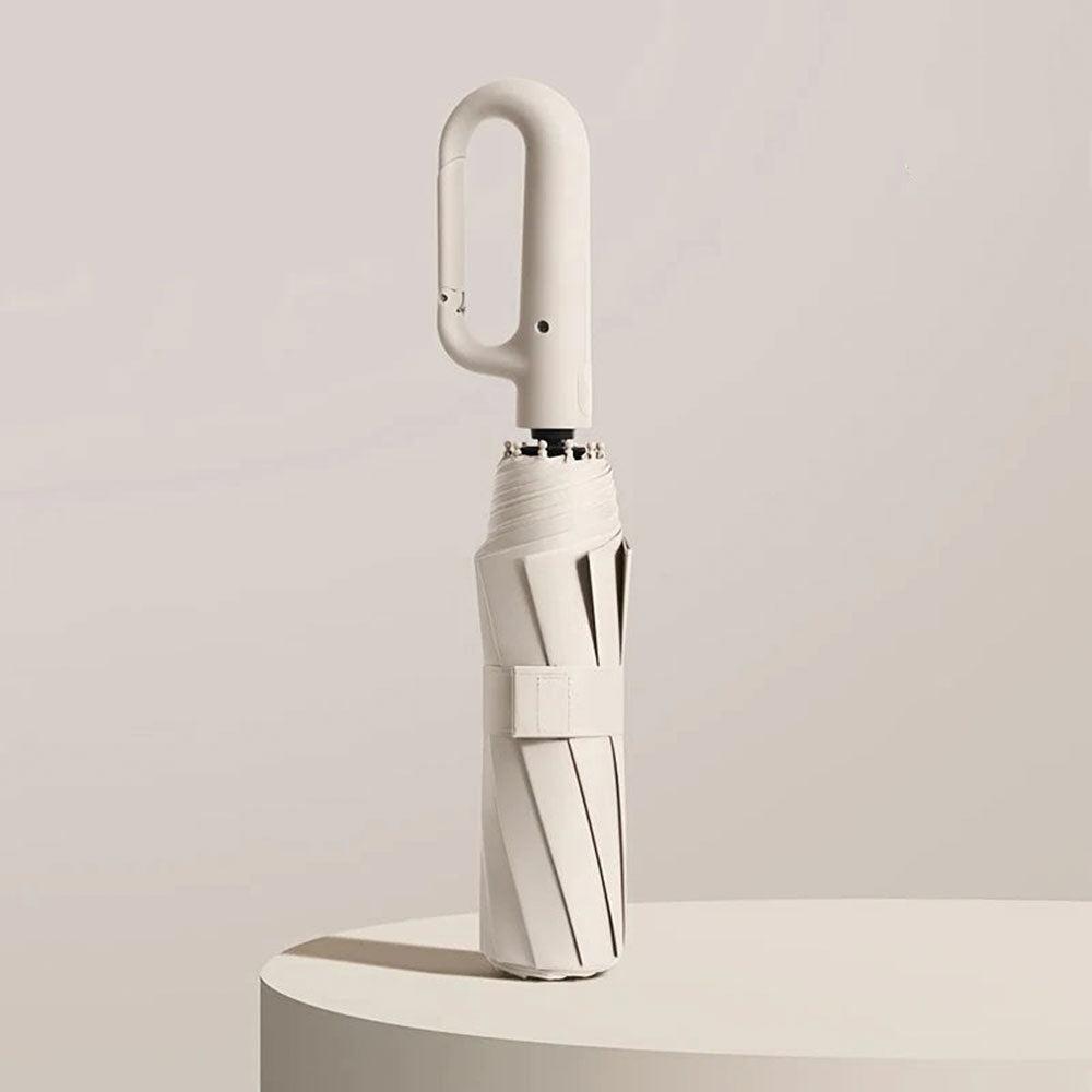 Compact Travel Umbrella with Reinforced Wind-Resistant Frame and One-Touch Open