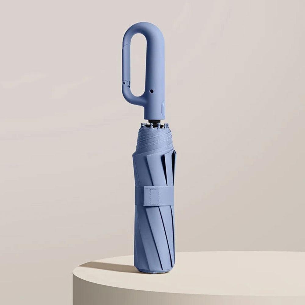 Compact Travel Umbrella with Reinforced Wind-Resistant Frame and One-Touch Open
